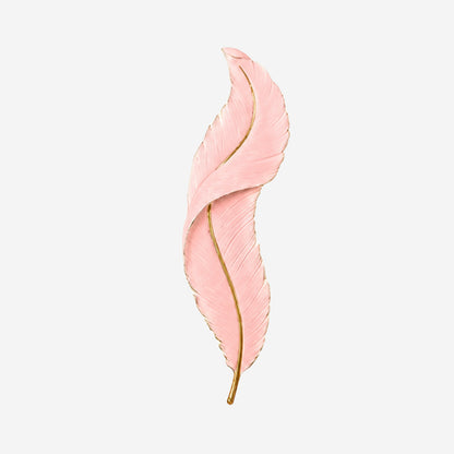 applique pour chambre rose variante produit plume led design