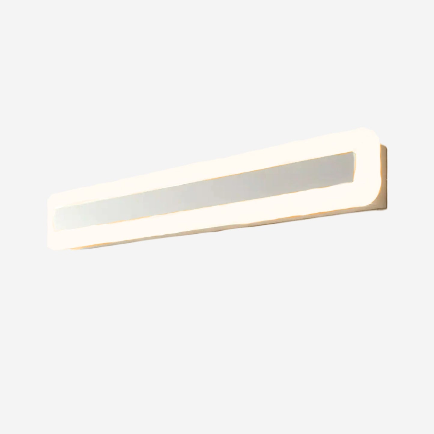 applique pour salle de bain 60 cm largeur 9 cm blanc chaud design nordique led