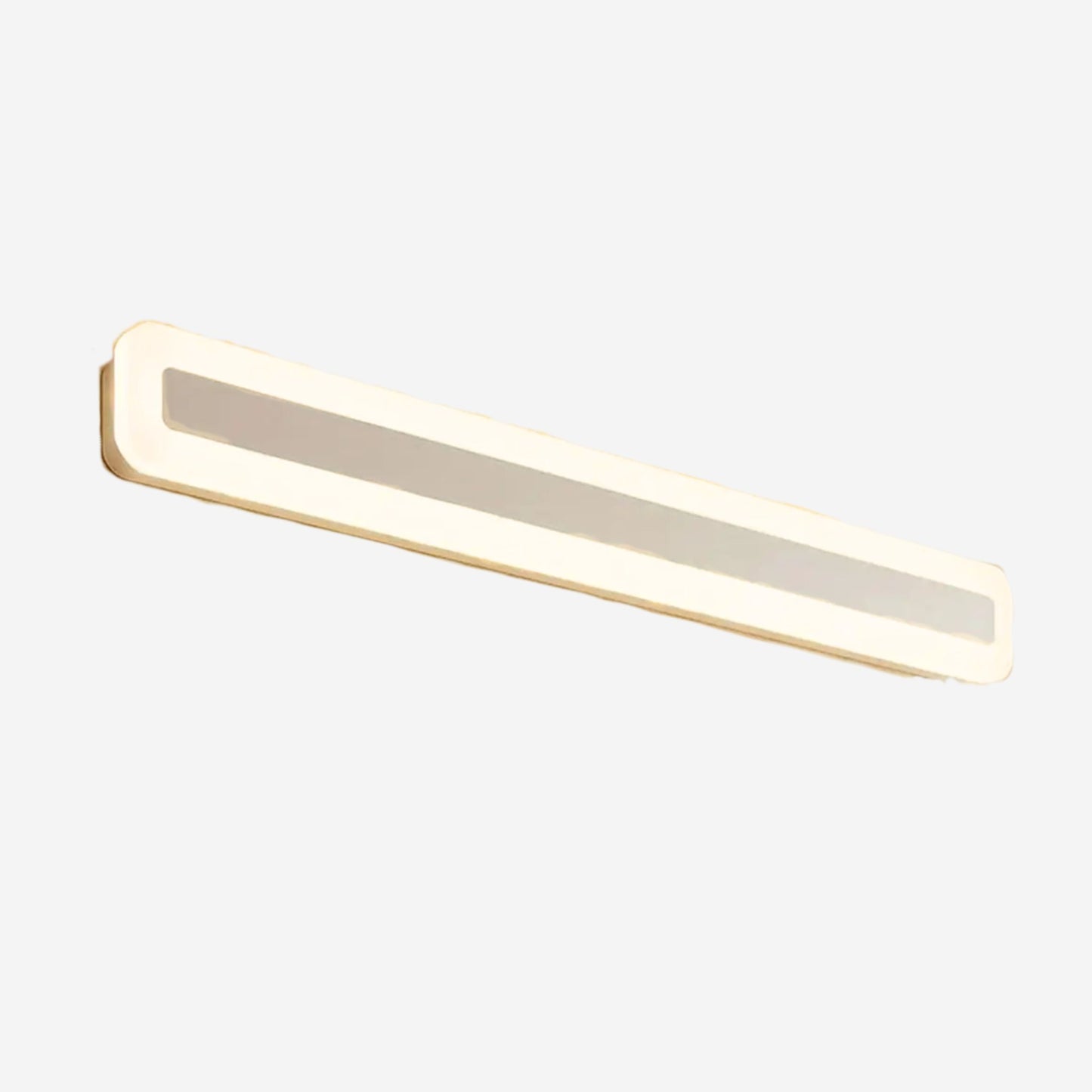 applique pour salle de bain 80 cm largeur 9 cm blanc chaud design nordique led