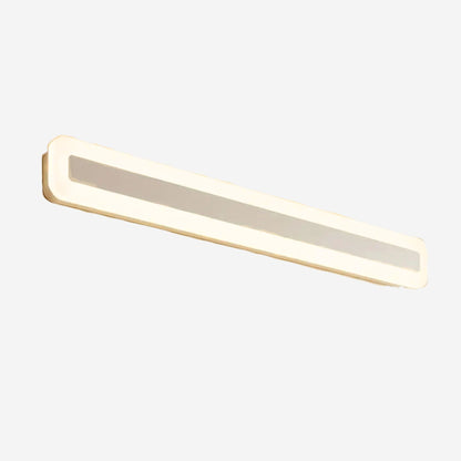 applique pour salle de bain 80 cm largeur 9 cm blanc chaud design nordique led