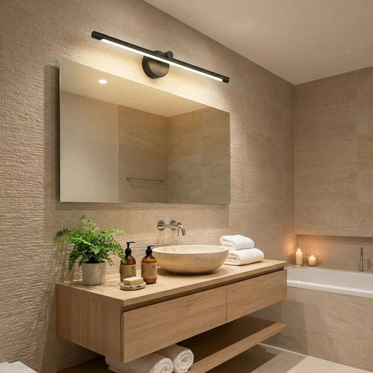 applique pour salle de bain aucun interrupteur au dessus miroir rectangle