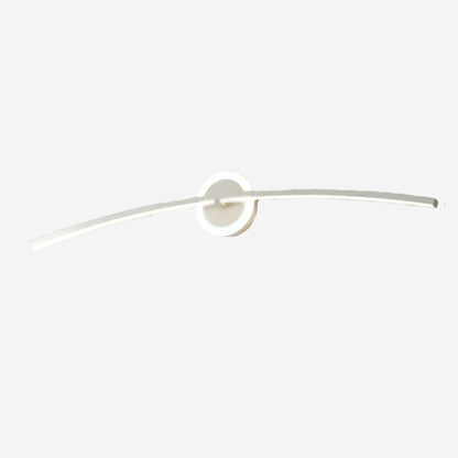 applique pour salle de bain blanc froid led incurve moderne