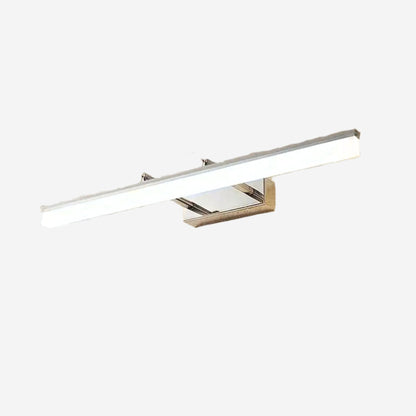 applique pour salle de bain couleur argent blanc froid led modulable
