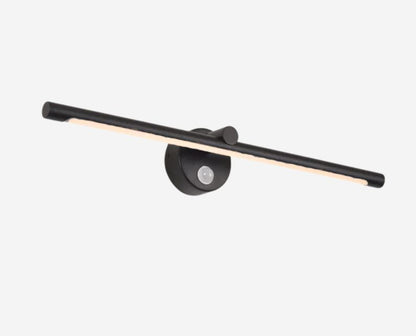 applique pour salle de bain couleur noir capteur mouvement blanc chaud