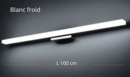 applique salle de bain 100 cm blanc froid