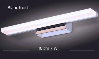 applique salle de bain 40 cm blanc froid