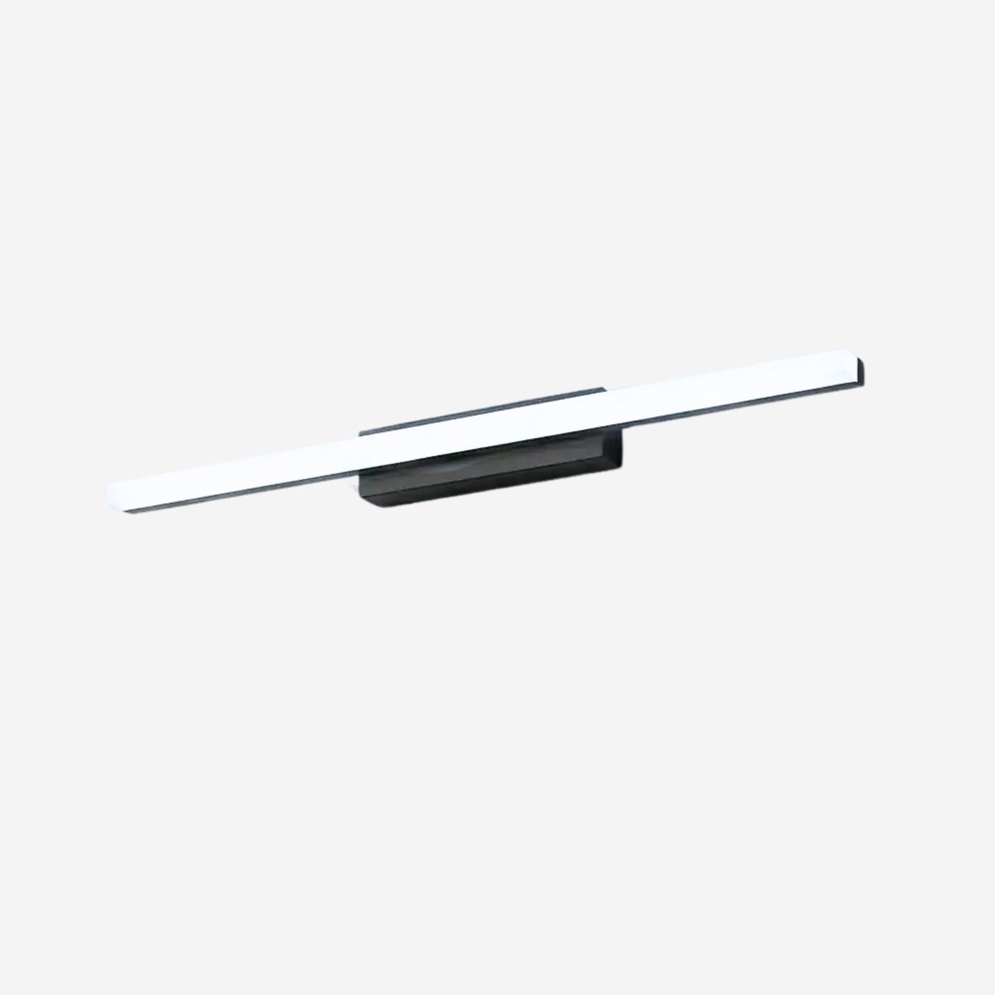 applique salle de bain couleur noir temperature blanc froid led lumiere maquillage