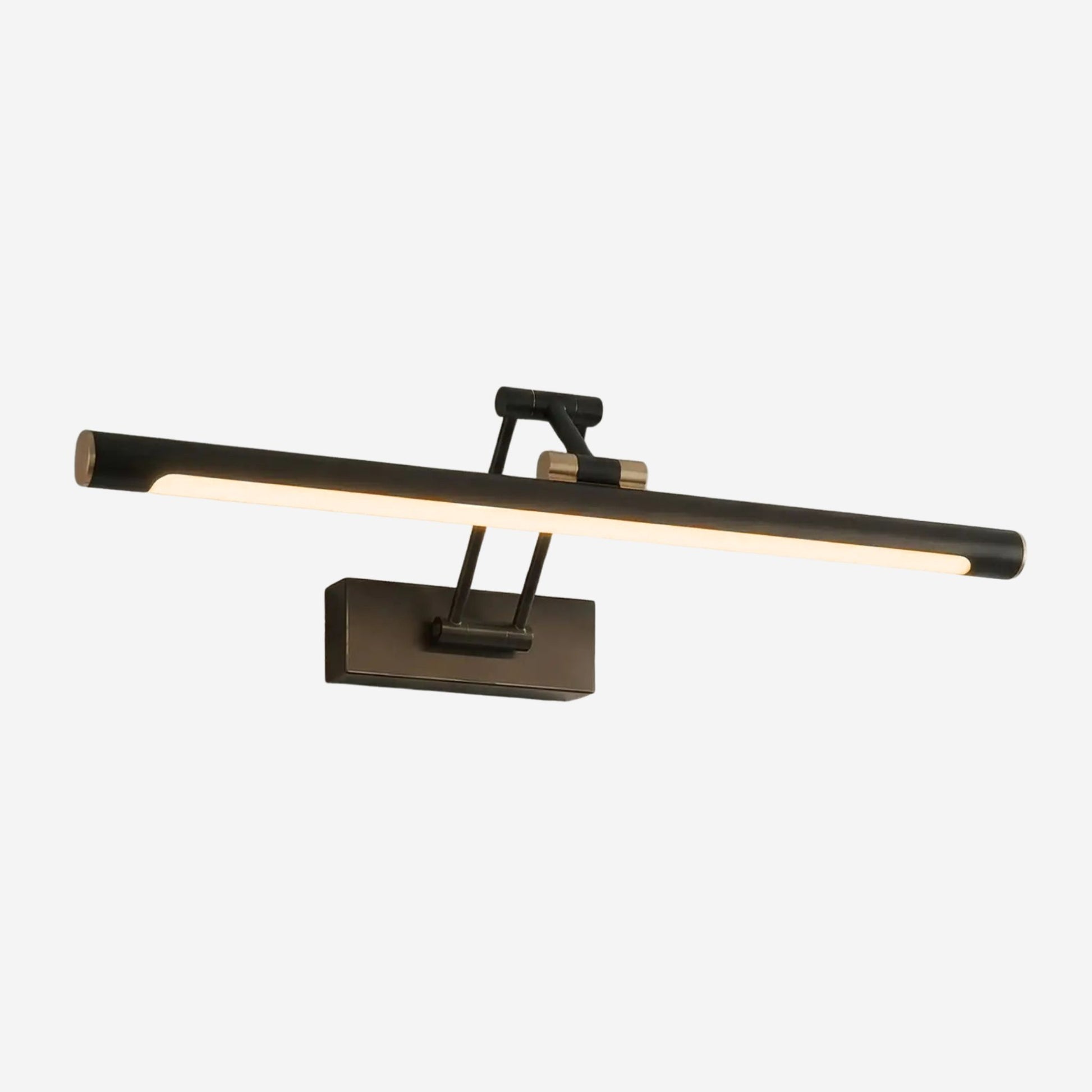 applique salle de bain couleur noir variante produit temperature blanc chaud led ajustable 180