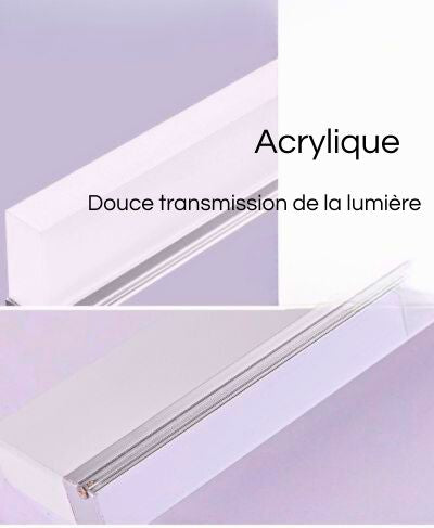 applique salle de bain douce transmission lumiere