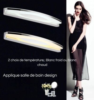 applique salle de bain femme mode