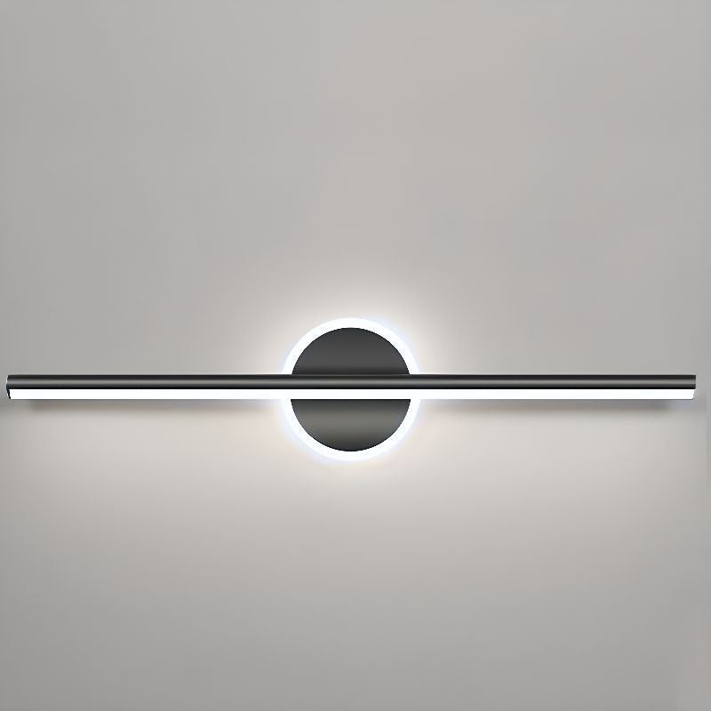 applique salle de bain noir temperature blanc froid