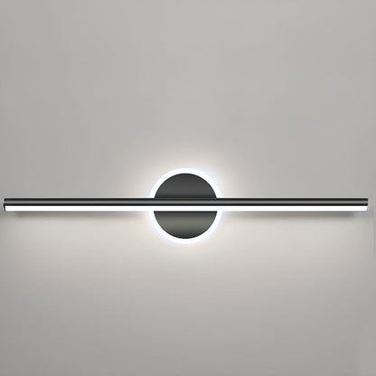 applique salle de bain noir temperature blanc froid