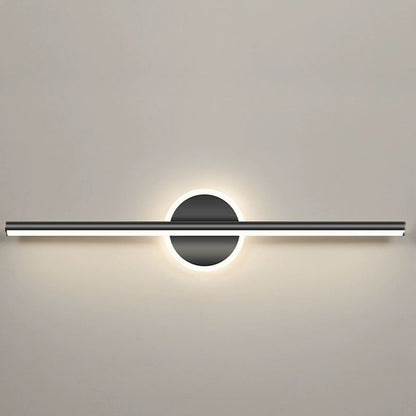 applique salle de bain noir tricolor dimmable