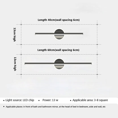 applique salle de bain noir