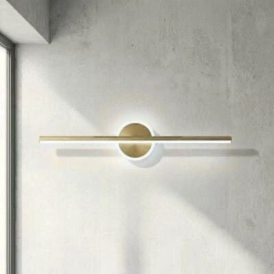 applique salle de bain or led design minimaliste