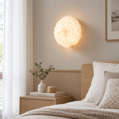 appliques murales pour chambre avec livre plumes doie scandinave