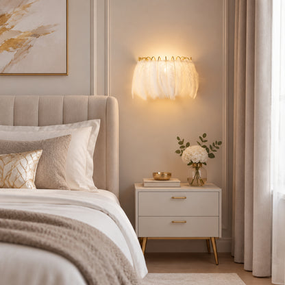 appliques murales pour chambre cote lit hollywood glam