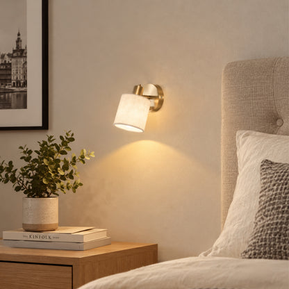 appliques murales pour chambre doree cote lit scandia luminosite reglable