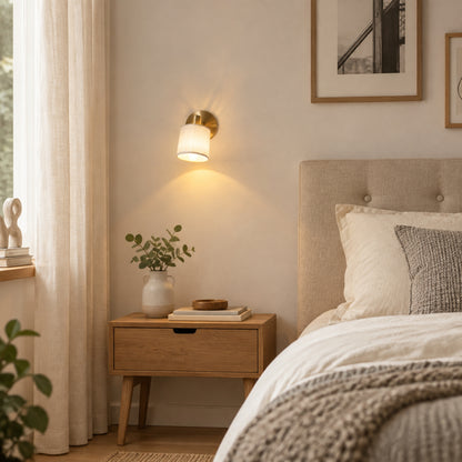 appliques murales pour chambre doree scandia luminosite reglable