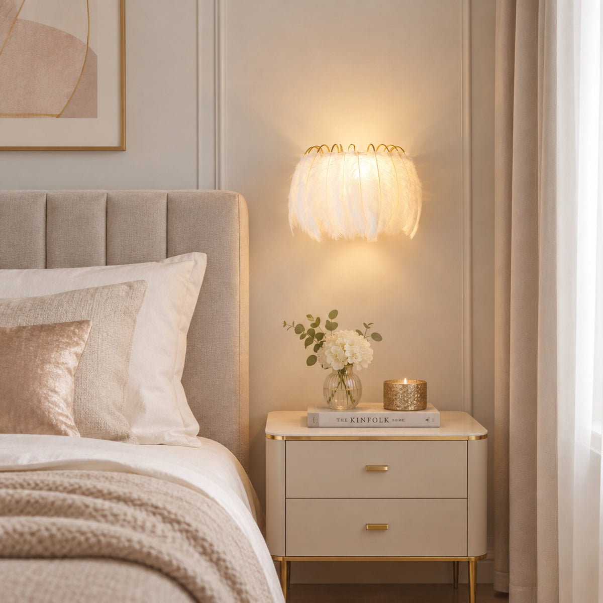appliques murales pour chambre hollywood glam
