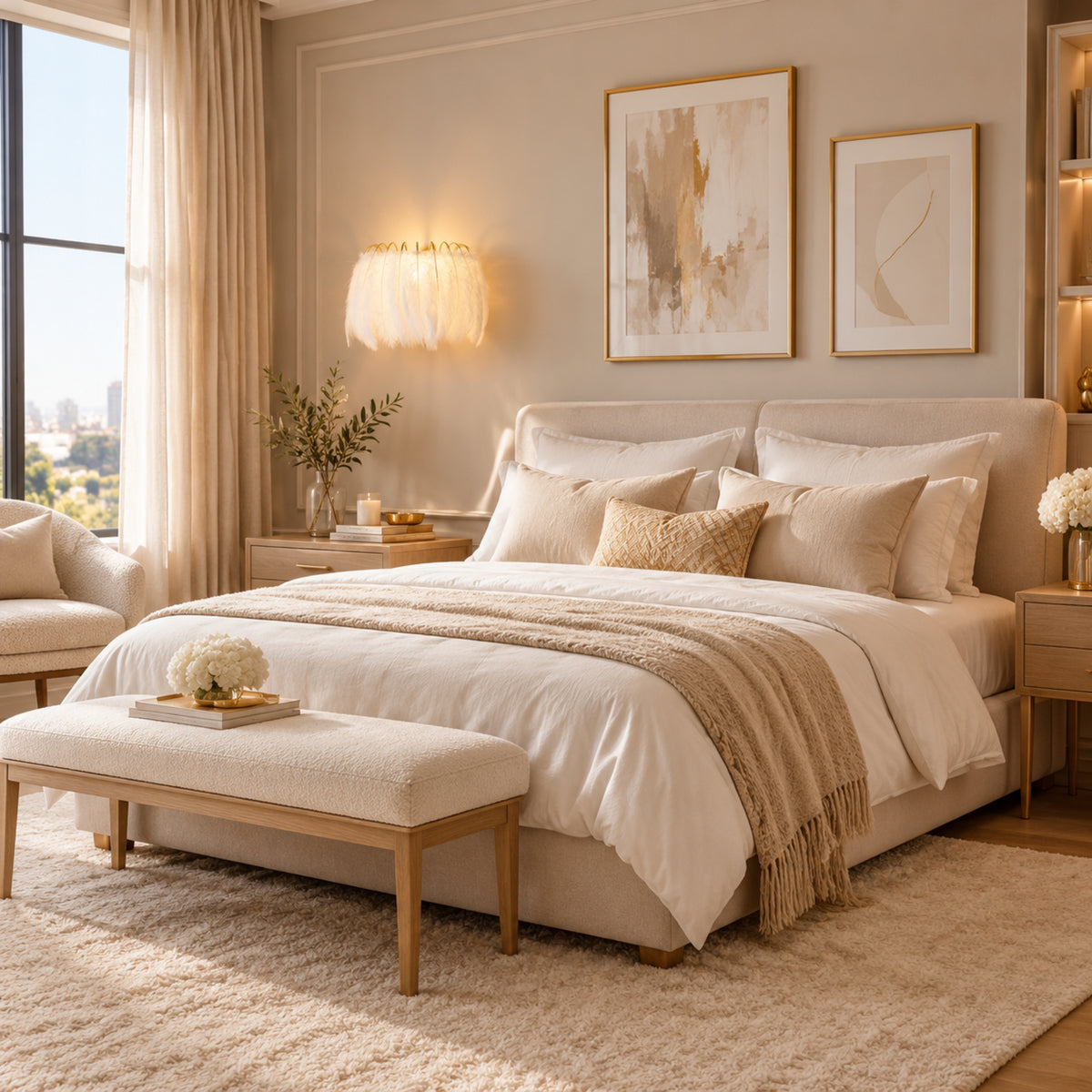 appliques murales pour chambre plumes hollywood glam