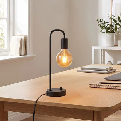 lampe a bureau avec fenetre vu rapproche industrielle intensite variable