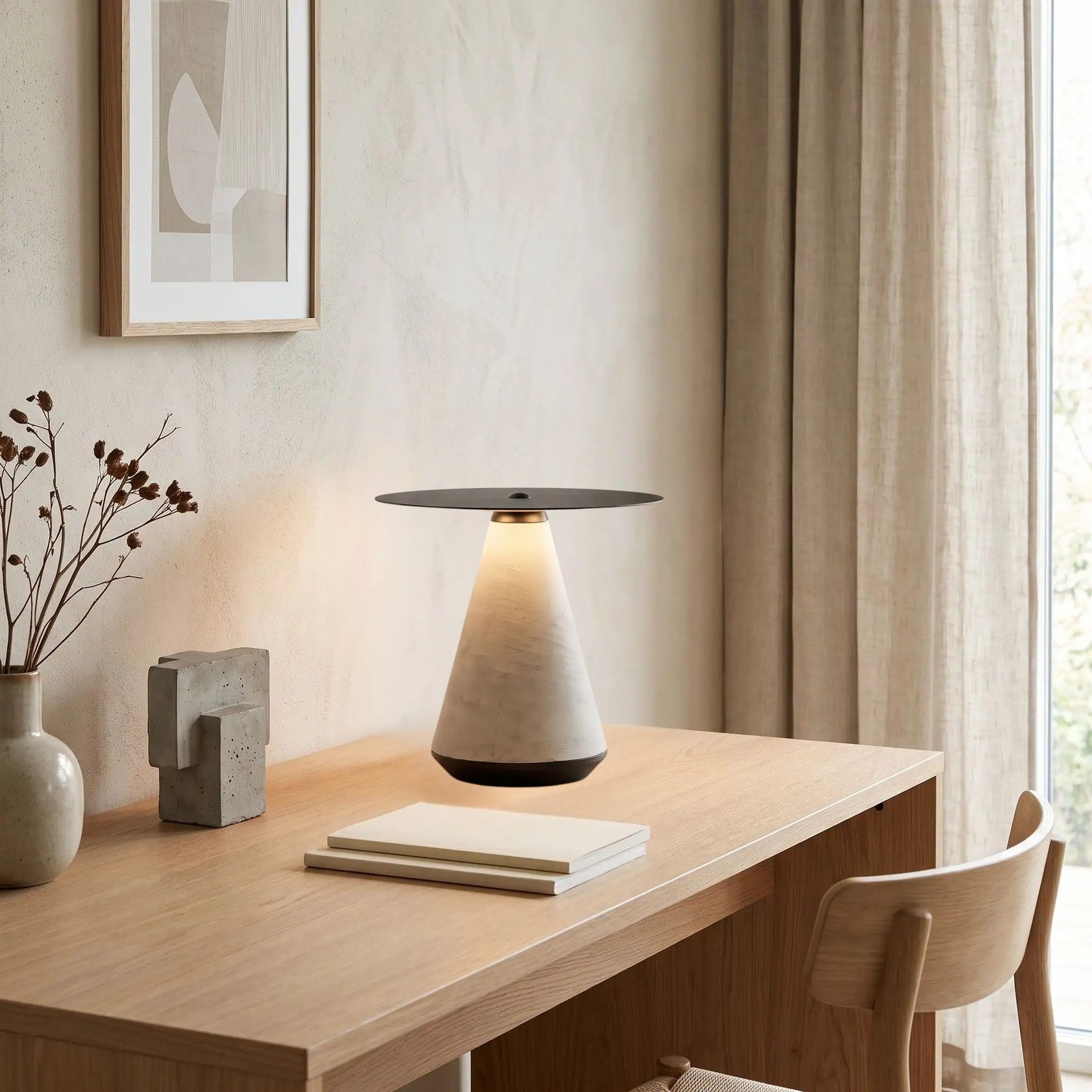lampe a bureau avec livre tactile rechargeable