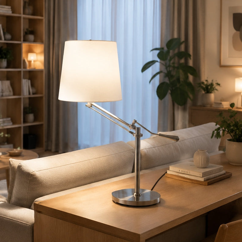 lampe a bureau grand sejour vu rapproche bras articule design