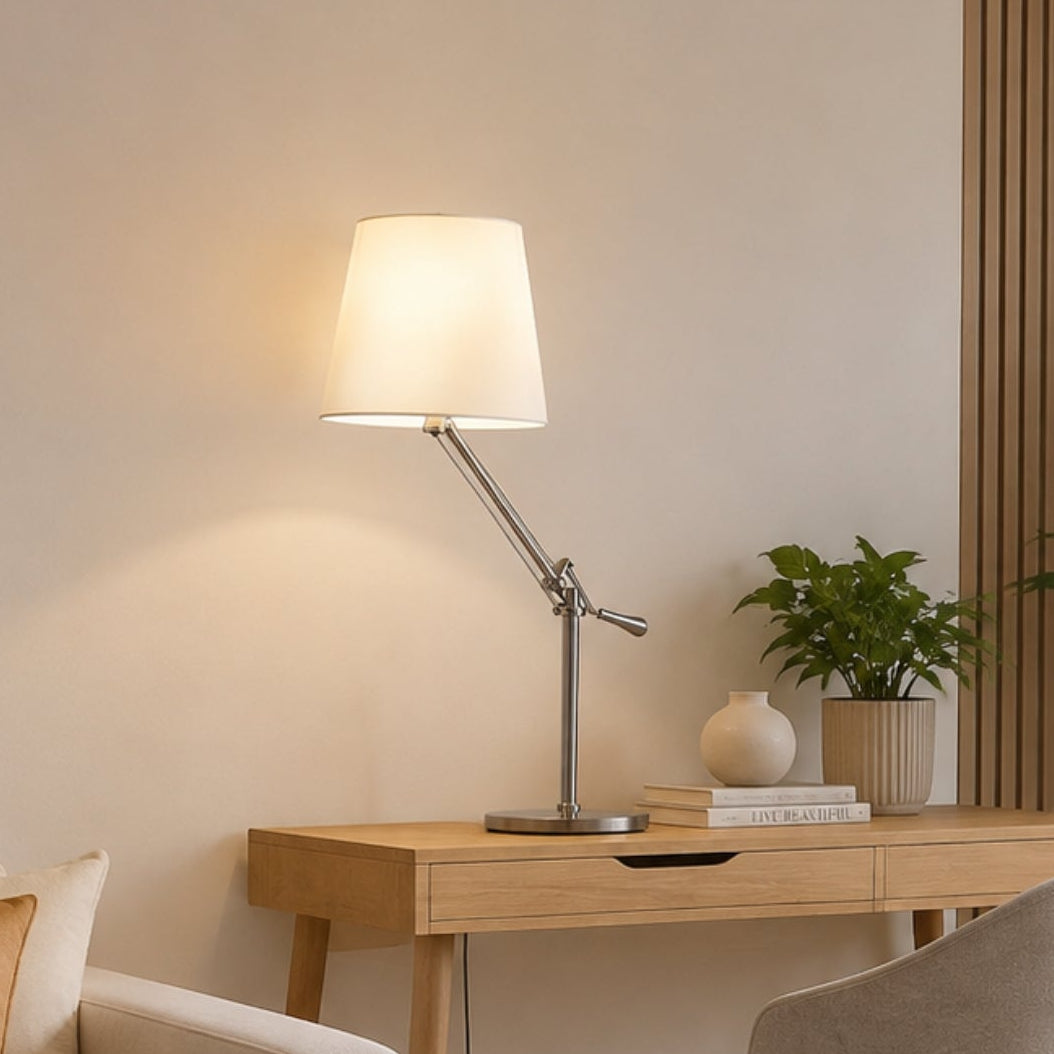 lampe a bureau sejour vu rapproche bras articule design