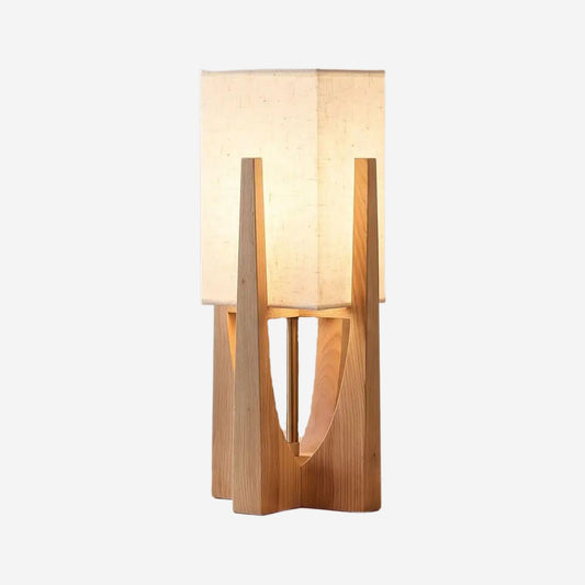 lampe à poser design naturel 53 cm fiche produit style wabi sabi japonais