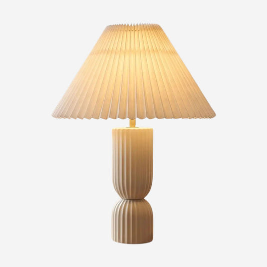 lampe à poser fiche produit scandinave ceramique blanche