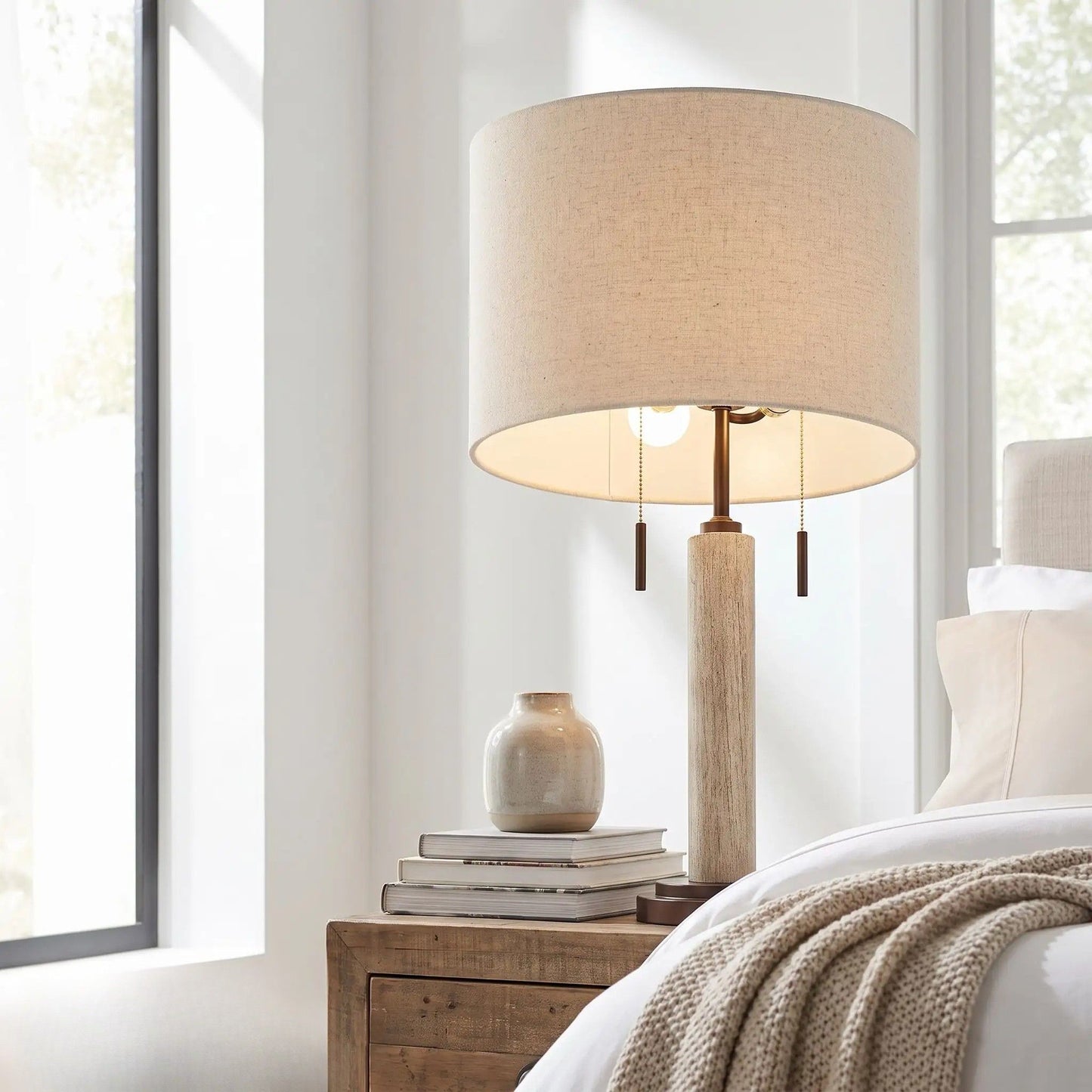 lampe à poser salon bronze antique vu dessous modern farmhouse port usb