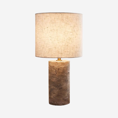 lampe à poser salon fiche produit roche de travertin naturelle