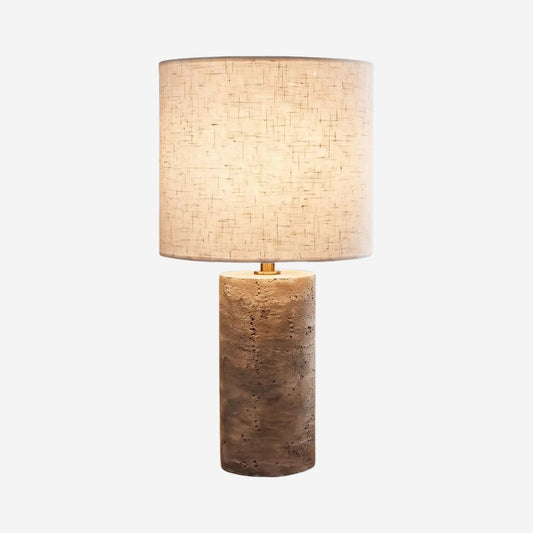 lampe à poser salon fiche produit roche de travertin naturelle