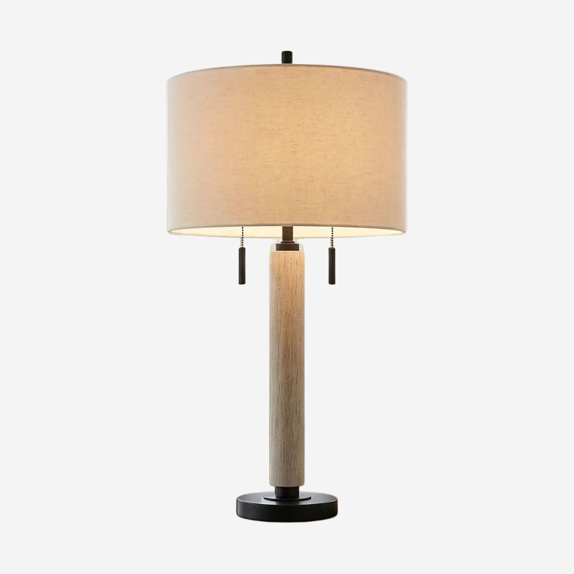 lampe à poser salon noir variante produit modern farmhouse port usb
