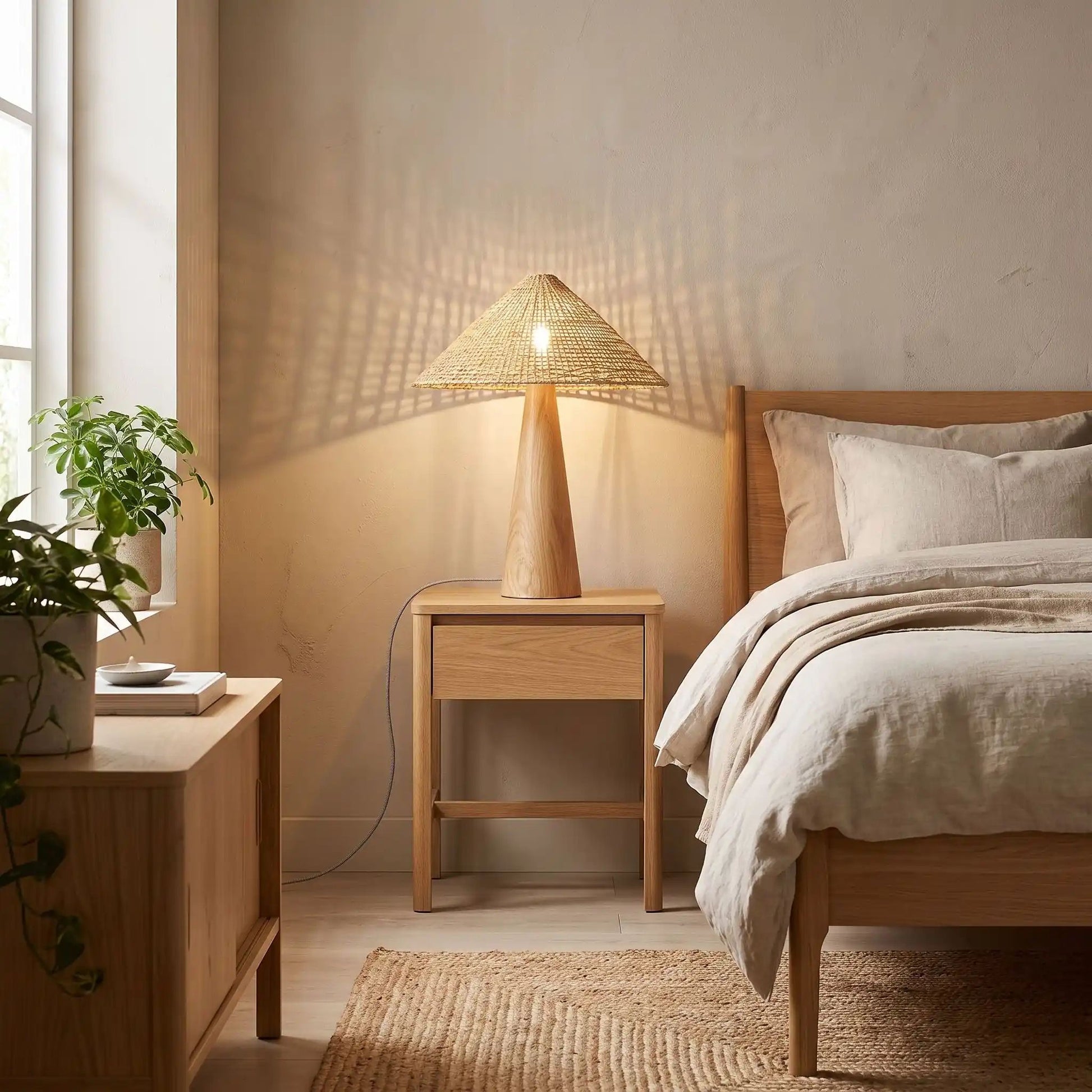 lampe à poser salon sur table chevet elegance scandinave et boheme chic