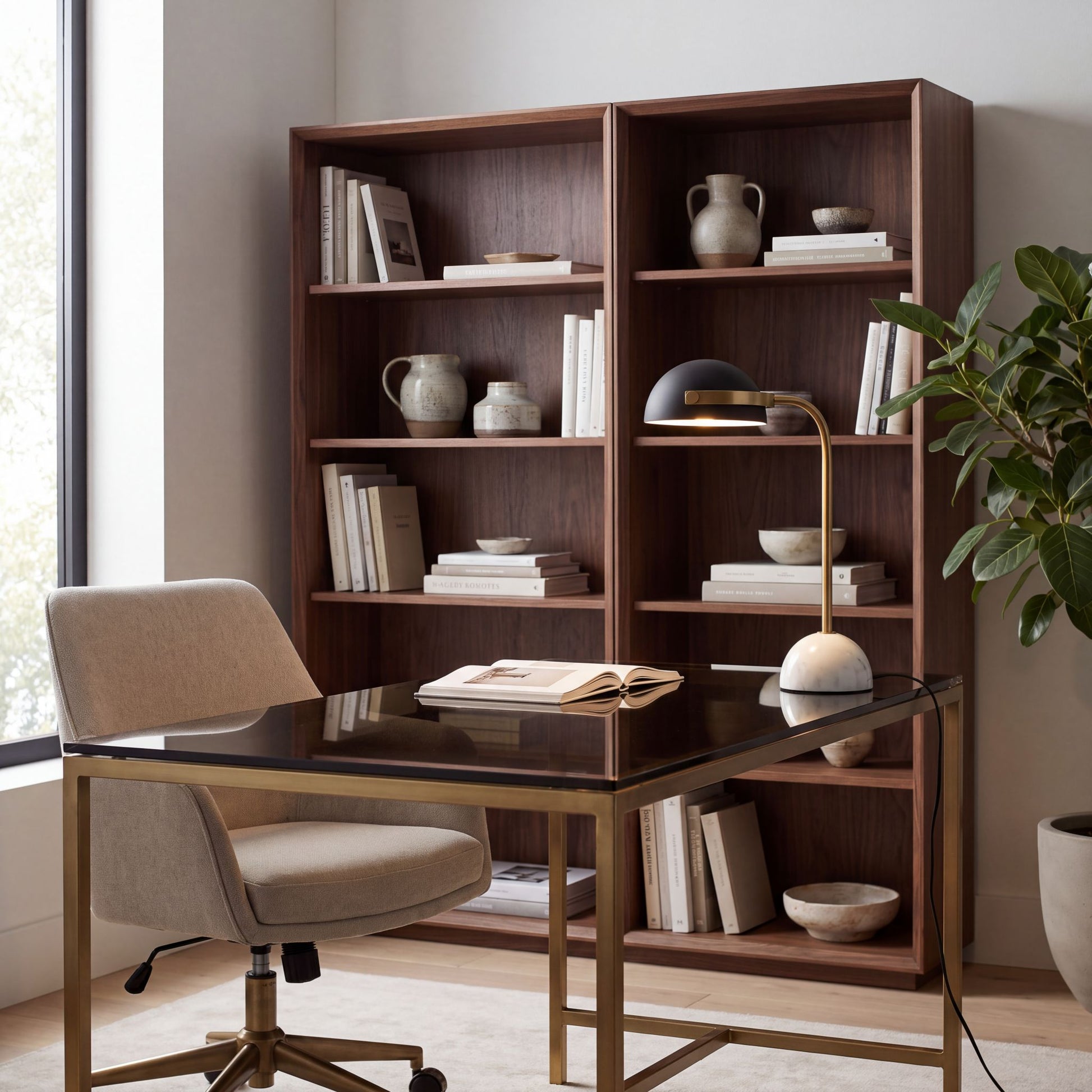 lampe bureau bibliotheque marbre dore