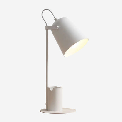 lampe bureau blanc support vide variante produit multifonction organisateur