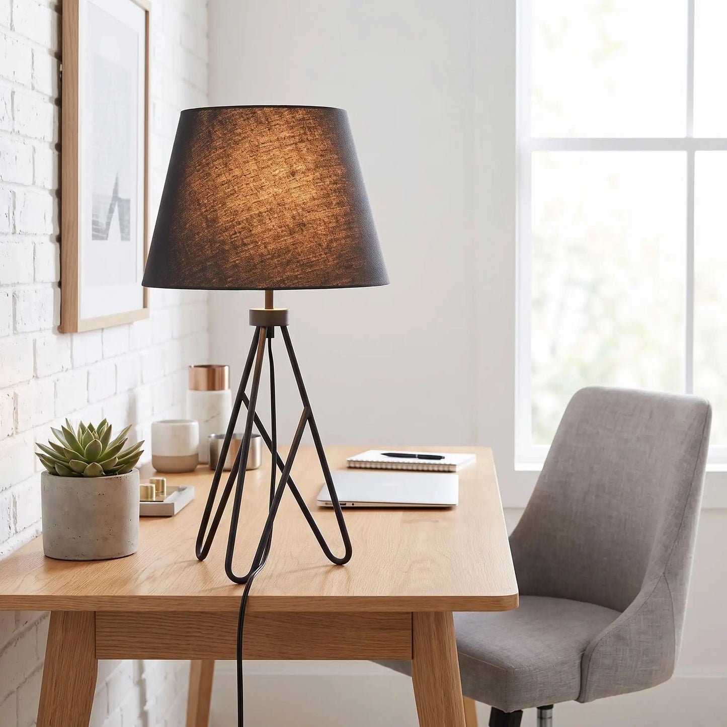 lampe bureau industriel et elegance scandinave