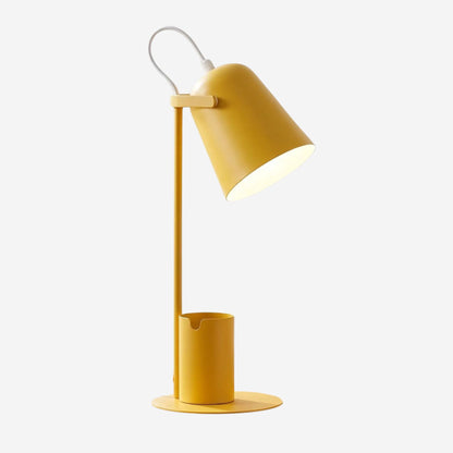 lampe bureau jaune support vide variante produit multifonction organisateur