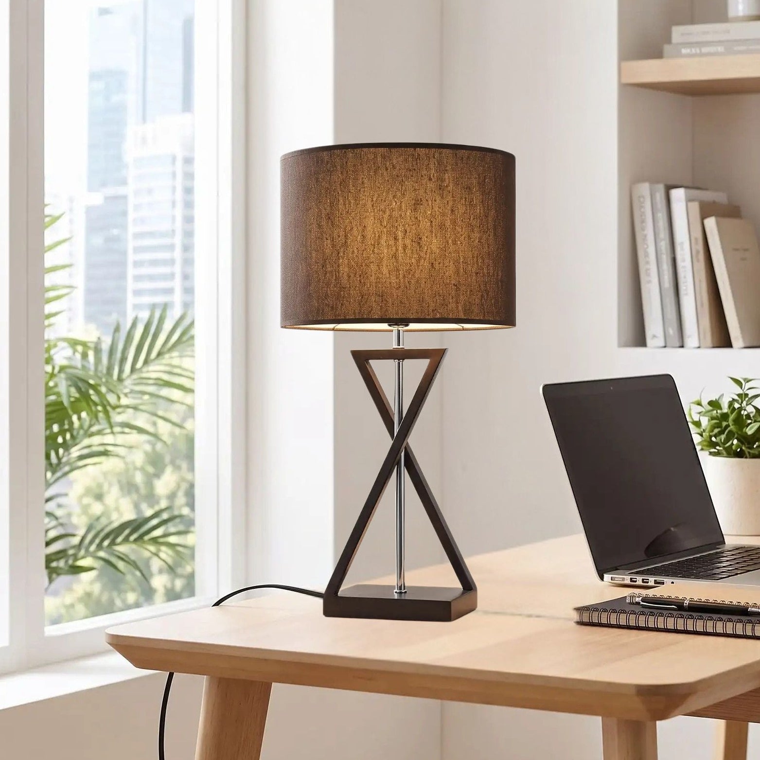 lampe bureau vu rapproche elegance design contemporain