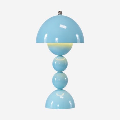 lampe champignon artistique rechargeable bleu leger fiche produit