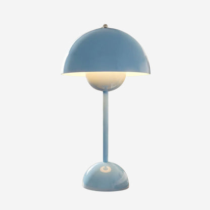 lampe champignon couleur bleu variante produit design italien rechargeable