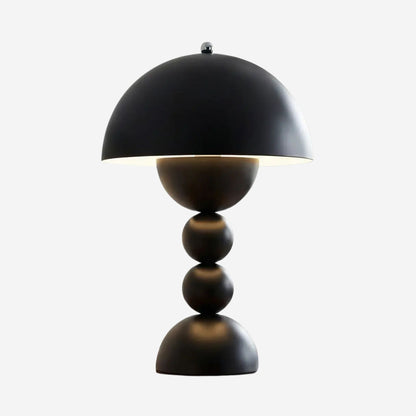 lampe champignon couleur noir mat variante produit artistique rechargeable