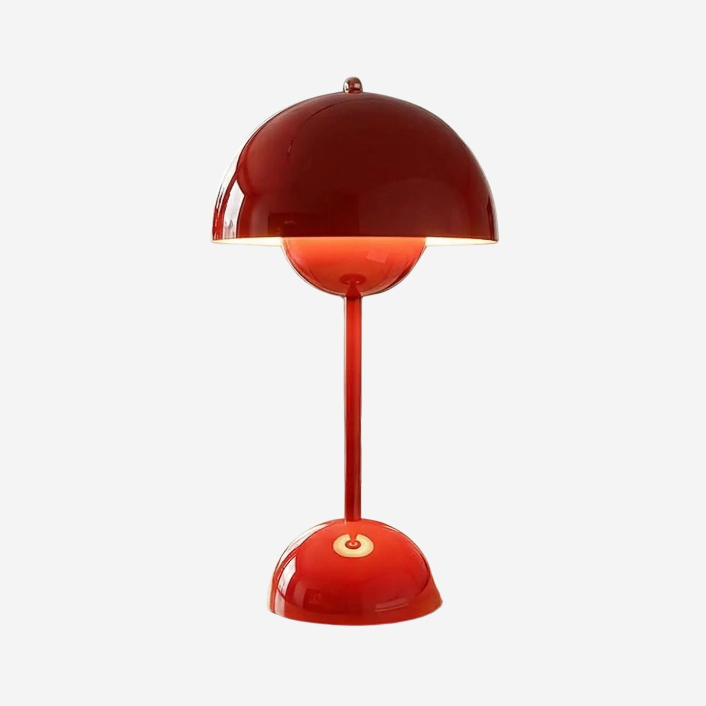 lampe champignon couleur rouge variante produit design italien rechargeable