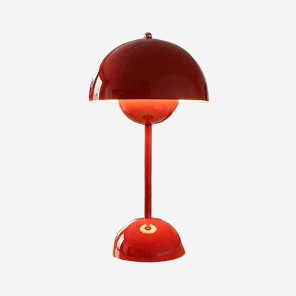 lampe champignon couleur rouge variante produit design italien rechargeable