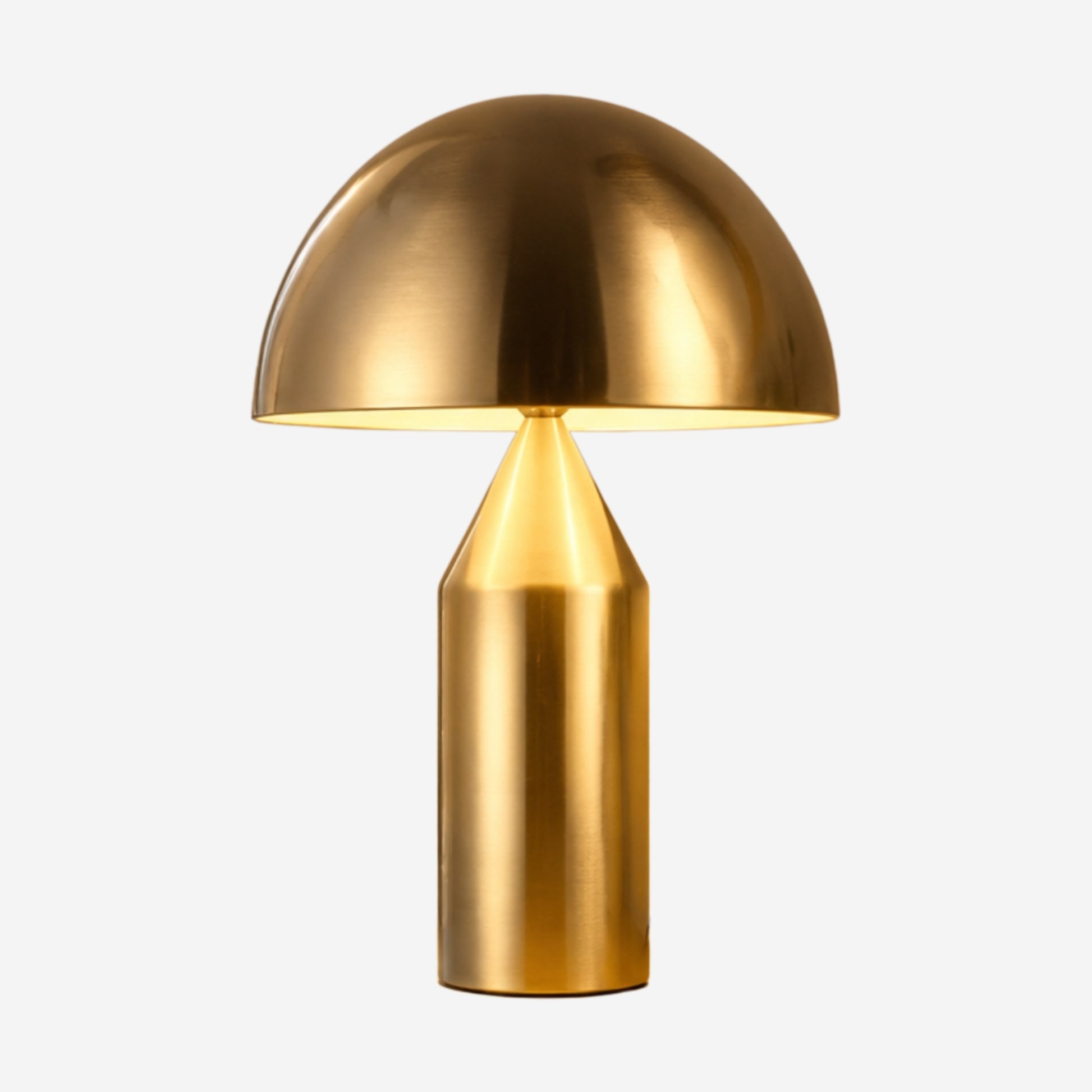 lampe champignon doree variante produit design iconique italien