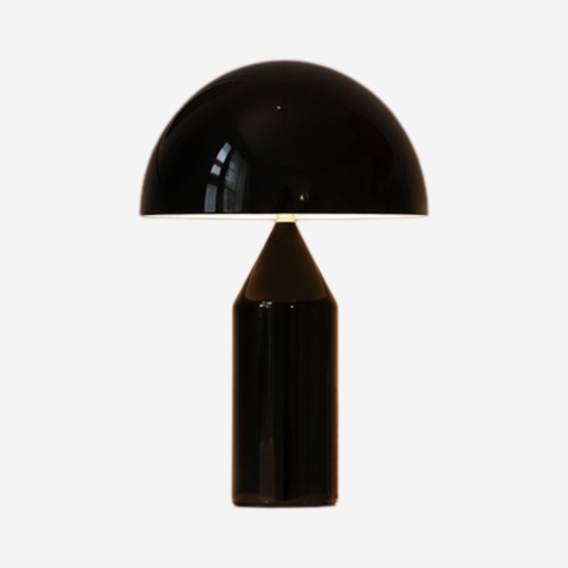 lampe champignon noire variante produit design iconique italien