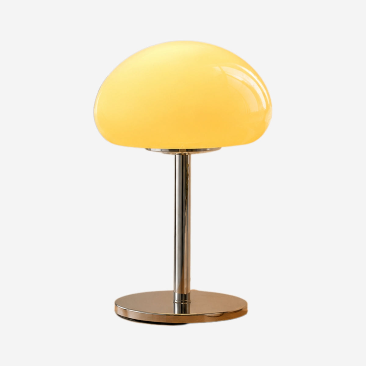 lampe champignon orange couleur creme fiche produit space age 70s