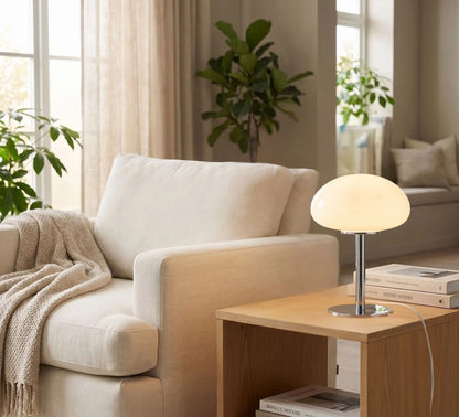 lampe champignon orange Prise USB Cosy crème table séjour lumière douce